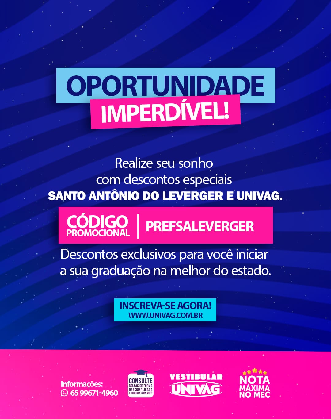 Parceria entre Univag e Prefeitura de Leverger