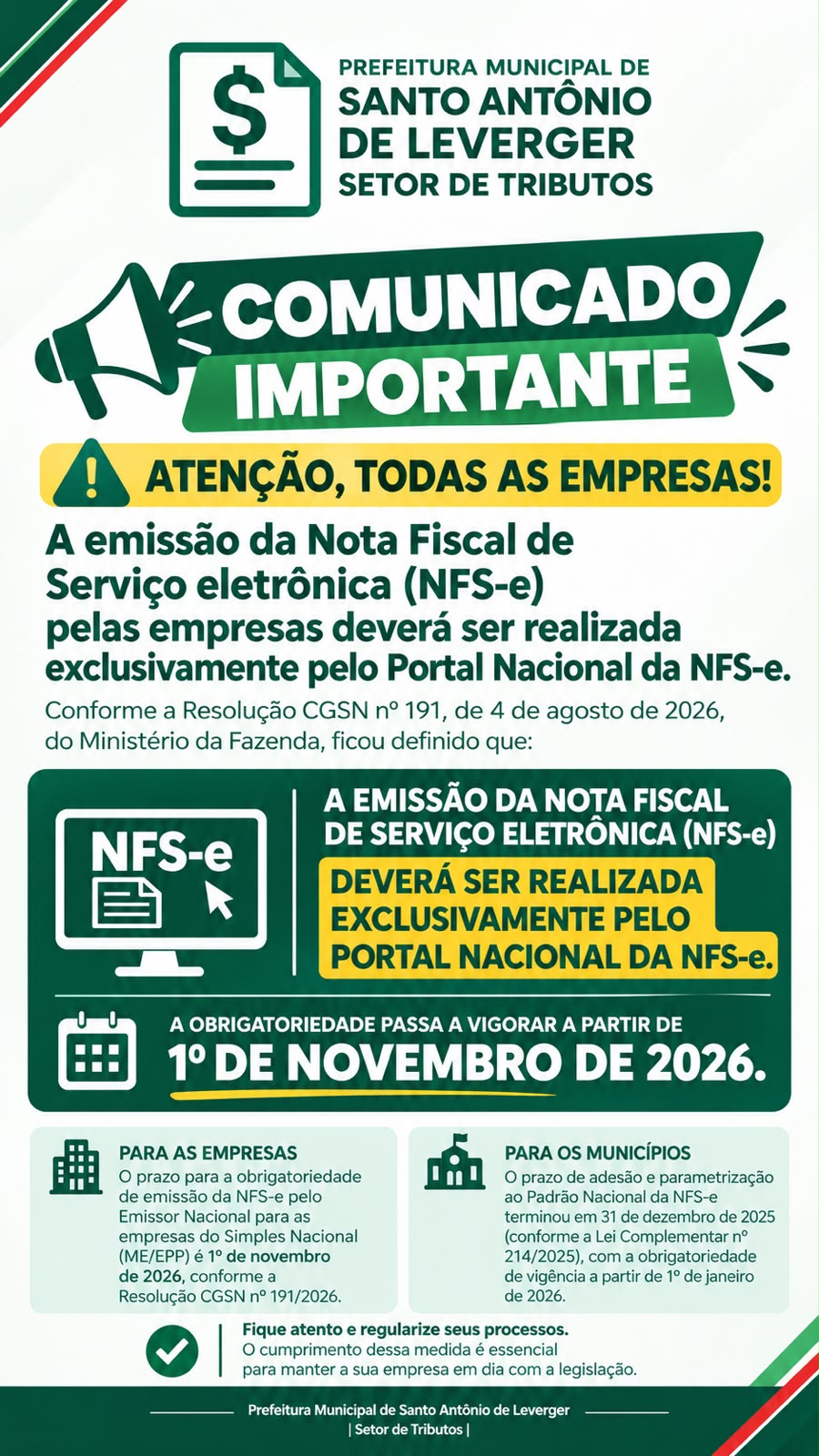 A Emissão da Nota Fiscal de Serviço Eletronica (NFS-e)